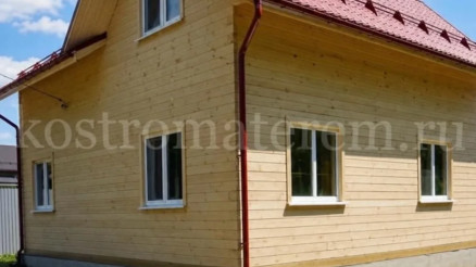 Отзыв о строительстве брусового дома 8х9 по проекту ДБ-49